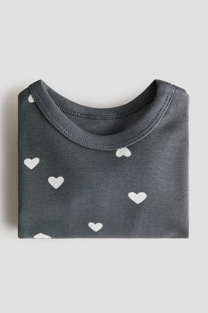 H&M Printed cotton bodysuit